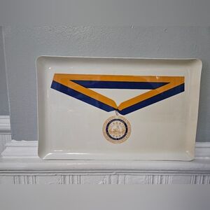 17"x11" Vintage Melamine Philadelphia Frostbite Regatta Serving Tray RARE